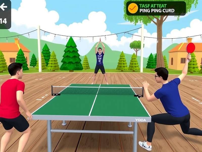 Yoga Ping Pong Guru gameplay screenshot